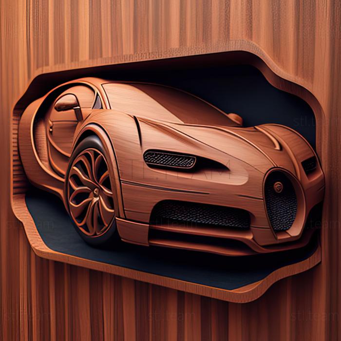 3D модель Bugatti Chiron (STL)